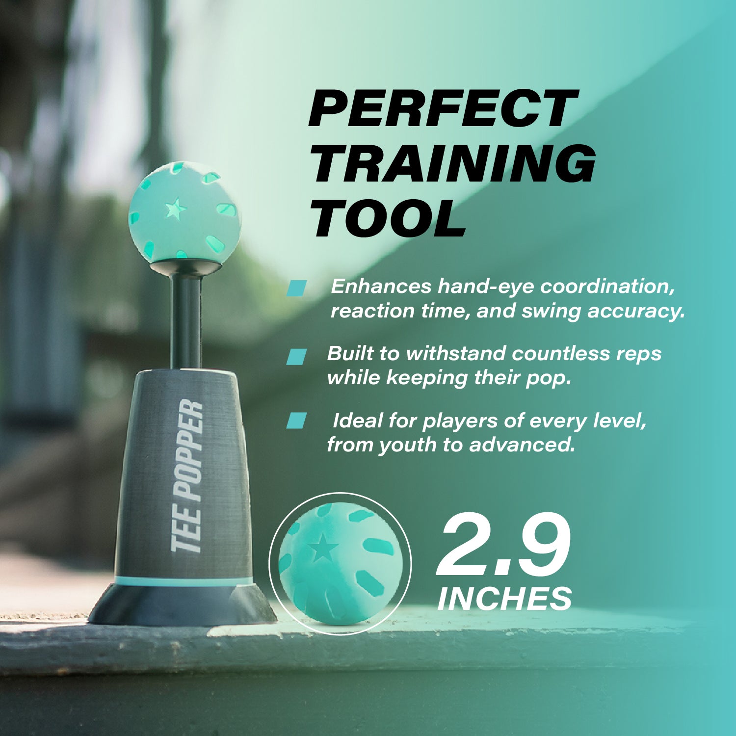 Tee Popper + 20 Ball Bundle