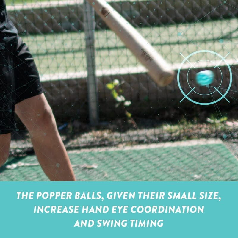 Mini Popper Balls 48Pack Plate Crate Bandit Sports