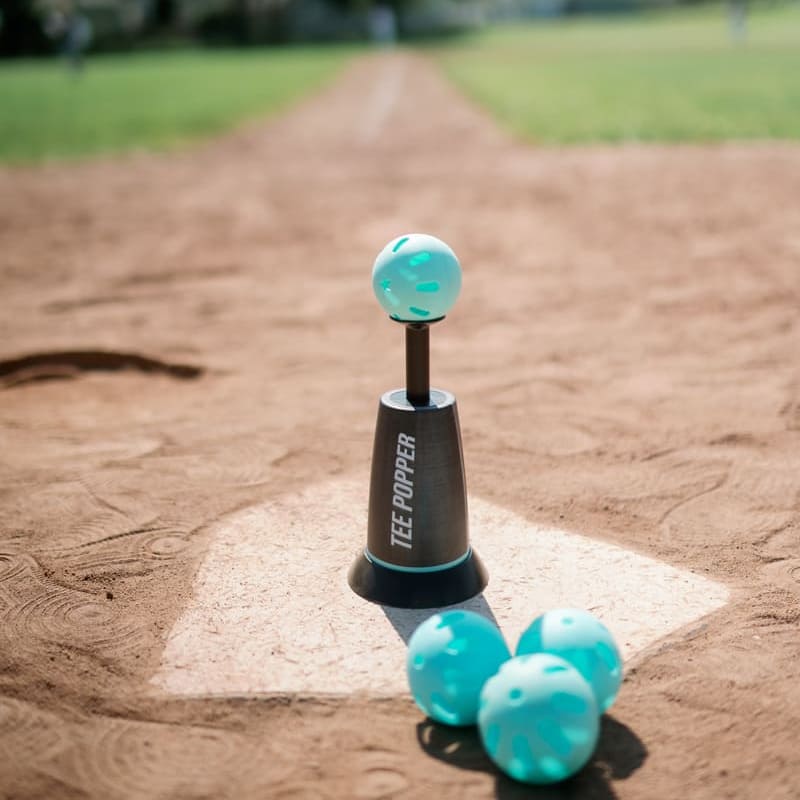 New Tee Popper Plate Crate Bandit Sports